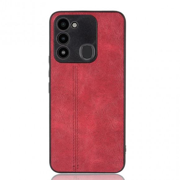 Чехол из экокожи для Tecno Spark Go 2022 (красный) Чехол из экокожи для Tecno Spark Go 2022 (красный)
