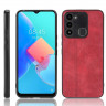 Чехол из экокожи для Tecno Spark Go 2022 (красный)