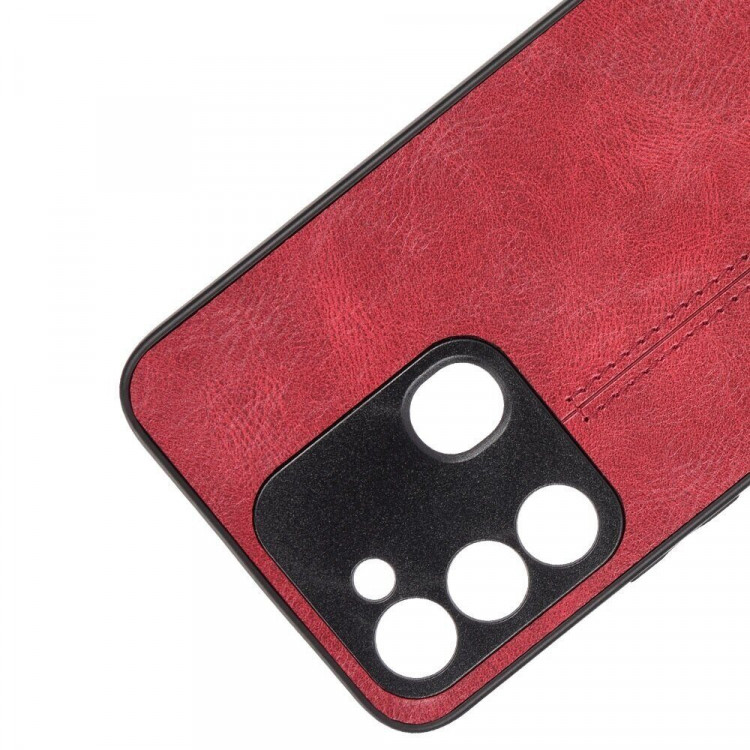 Чехол из экокожи для Tecno Spark Go 2022 (красный)