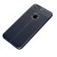 Чехол-накладка Litchi Grain для iPhone 8 Plus / iPhone 7 Plus (темно-синий)