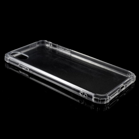 Силиконовый чехол с усиленными бортиками для iPhone XS Max (прозрачный) Силиконовый чехол с усиленными бортиками для iPhone XS Max (прозрачный)