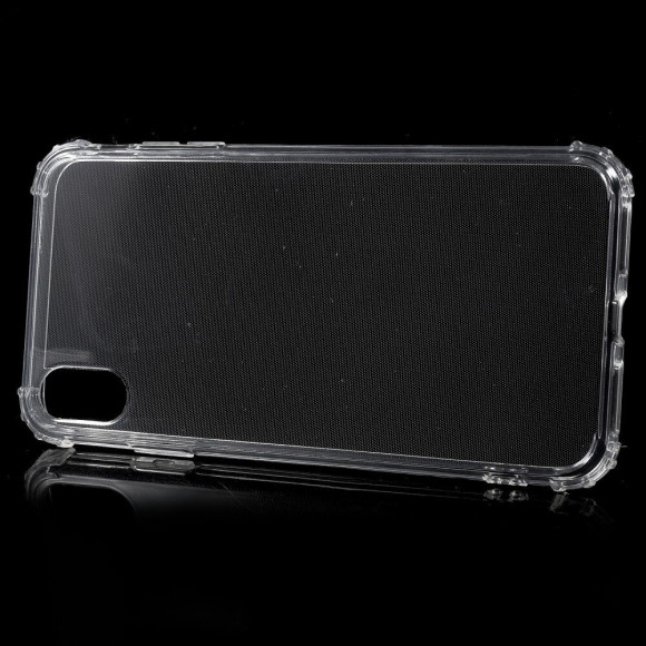 Силиконовый чехол с усиленными бортиками для iPhone XS Max (прозрачный) Силиконовый чехол с усиленными бортиками для iPhone XS Max (прозрачный)