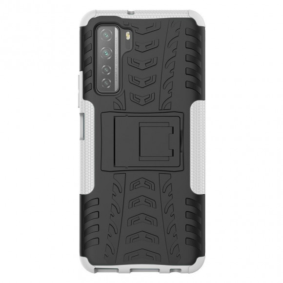 Чехол Hybrid Armor для Honor 30S (CDY-NX9A) (черный + белый) Чехол Hybrid Armor для Honor 30S (CDY-NX9A) (черный + белый)
