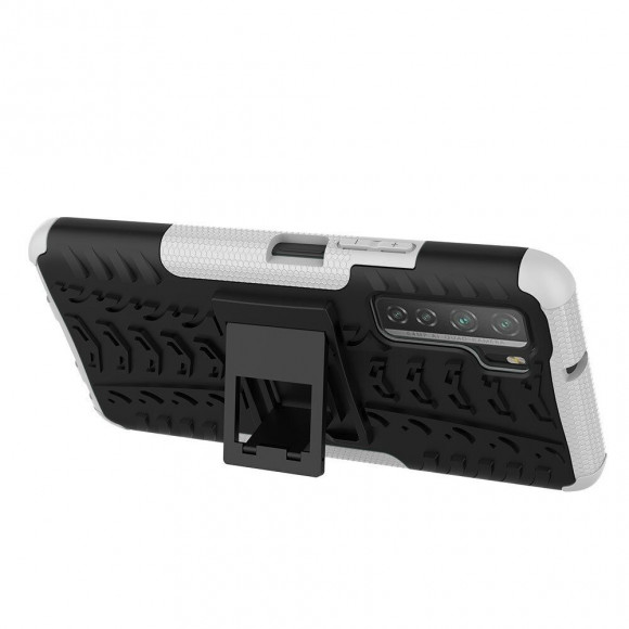 Чехол Hybrid Armor для Honor 30S (CDY-NX9A) (черный + белый) Чехол Hybrid Armor для Honor 30S (CDY-NX9A) (черный + белый)