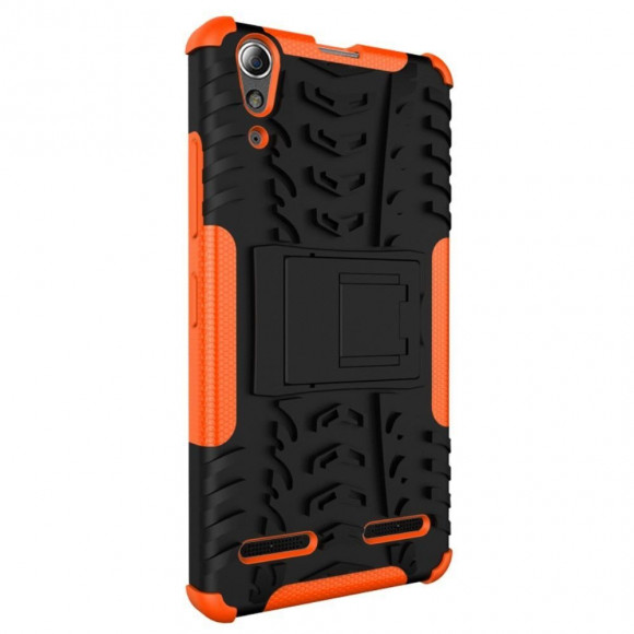 Чехол Hybrid Armor для Lenovo A6000 (черный + оранжевый) Чехол Hybrid Armor для Lenovo A6000 (черный + оранжевый)