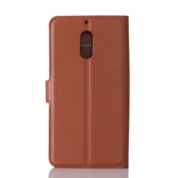 Чехол с визитницей для Nokia 6 (коричневый)