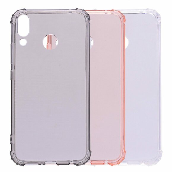 Силиконовый чехол с усиленными бортиками для Asus ZenFone 5 ZE620KL / 5z ZS620KL (розовый)