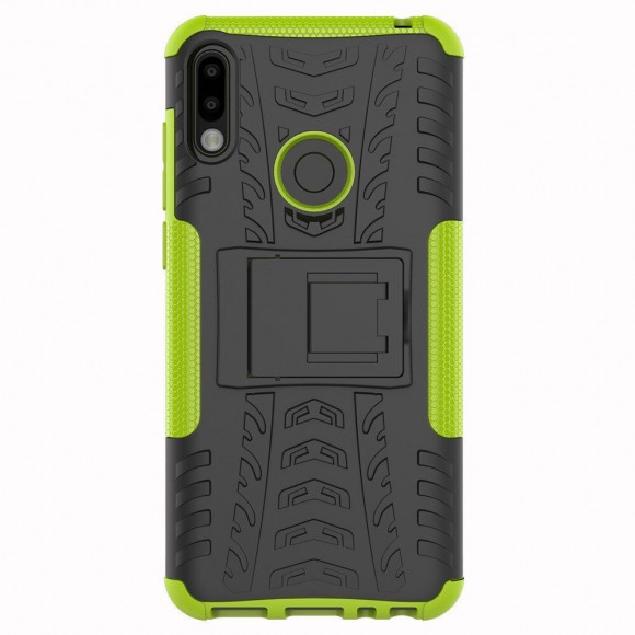 Чехол Hybrid Armor для ASUS Zenfone Max Pro (M2) ZB631KL (черный + зеленый) Чехол Hybrid Armor для ASUS Zenfone Max Pro (M2) ZB631KL (черный + зеленый)