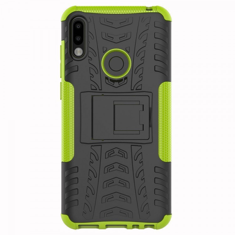 Чехол Hybrid Armor для ASUS Zenfone Max Pro (M2) ZB631KL (черный + зеленый)