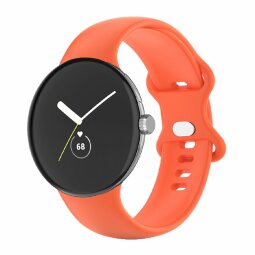 Силиконовый ремешок для Google Pixel Watch - Size Large (оранжевый)