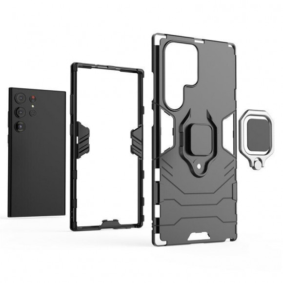 Чехол Armor Ring Holder для Samsung Galaxy S23 Ultra (красный) Чехол Armor Ring Holder для Samsung Galaxy S23 Ultra (красный)