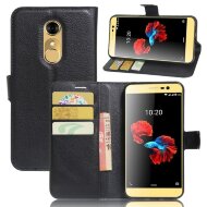 Чехол с визитницей для ZTE Blade A910 (черный) Чехол с визитницей для ZTE Blade A910 (черный)