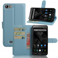 Чехол с визитницей для DOOGEE Y200 (голубой) Чехол с визитницей для DOOGEE Y200 (голубой)