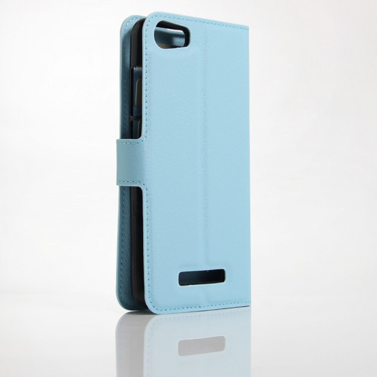 Чехол с визитницей для DOOGEE Y200 (голубой)