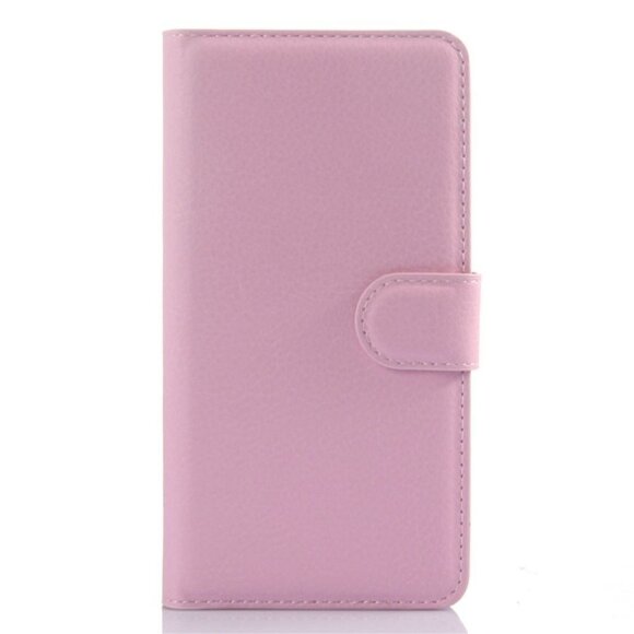 Чехол с визитницей для Xiaomi Mi4i / Mi4c (розовый) Чехол с визитницей для Xiaomi Mi4i / Mi4c (розовый)