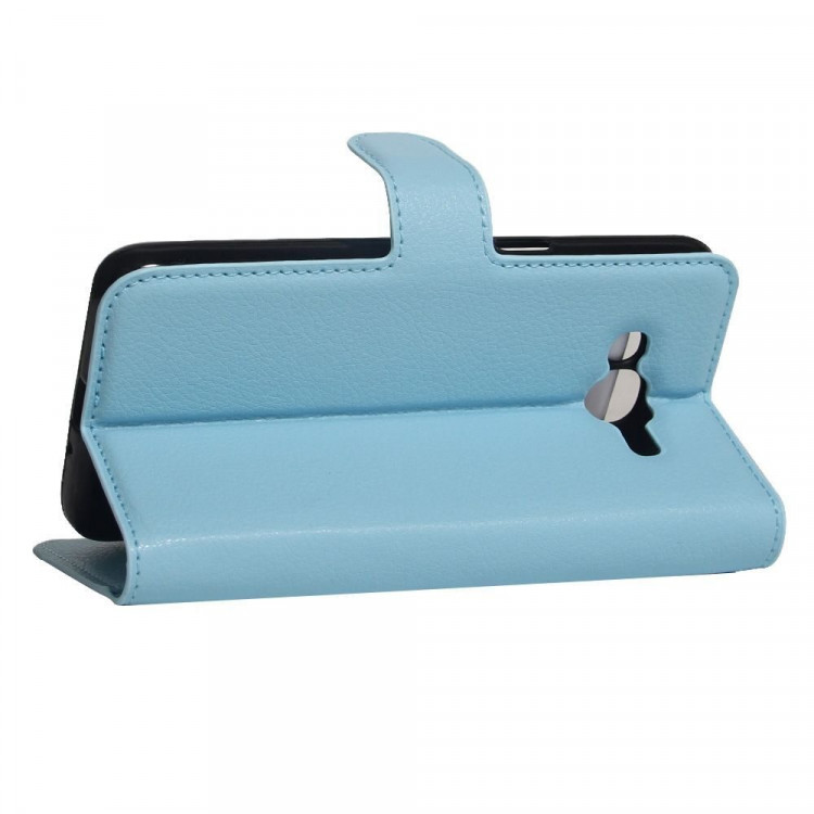 Чехол с визитницей для Samsung Galaxy J1 mini Prime (голубой)