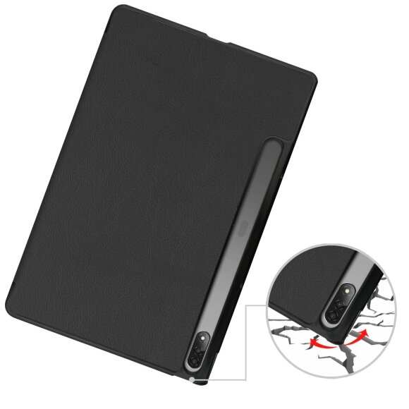 Планшетный чехол для Lenovo Tab P12 Pro TB-Q706F (2021) (черный) Планшетный чехол для Lenovo Tab P12 Pro TB-Q706F (2021) (черный)