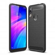 Чехол-накладка Carbon Fibre для Xiaomi Redmi 7 / Redmi Y3 (черный)
