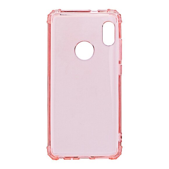 Силиконовый чехол с усиленными бортиками для Xiaomi Redmi Note 5 / 5 Pro (розовый)