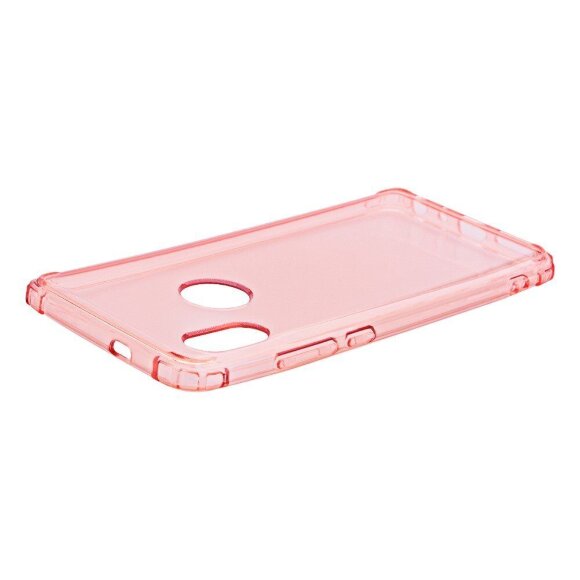 Силиконовый чехол с усиленными бортиками для Xiaomi Redmi Note 5 / 5 Pro (розовый)