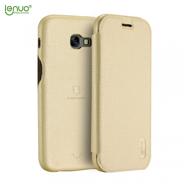 Чехол LENUO для Samsung Galaxy A3 (2017) SM-A320F (золотой)
