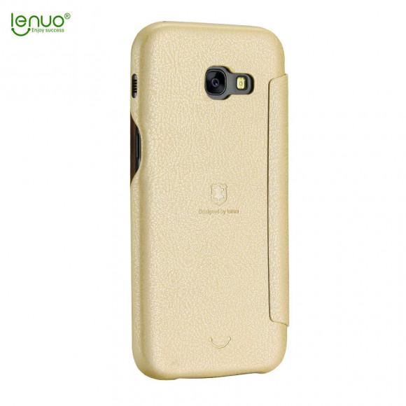 Чехол LENUO для Samsung Galaxy A3 (2017) SM-A320F (золотой)