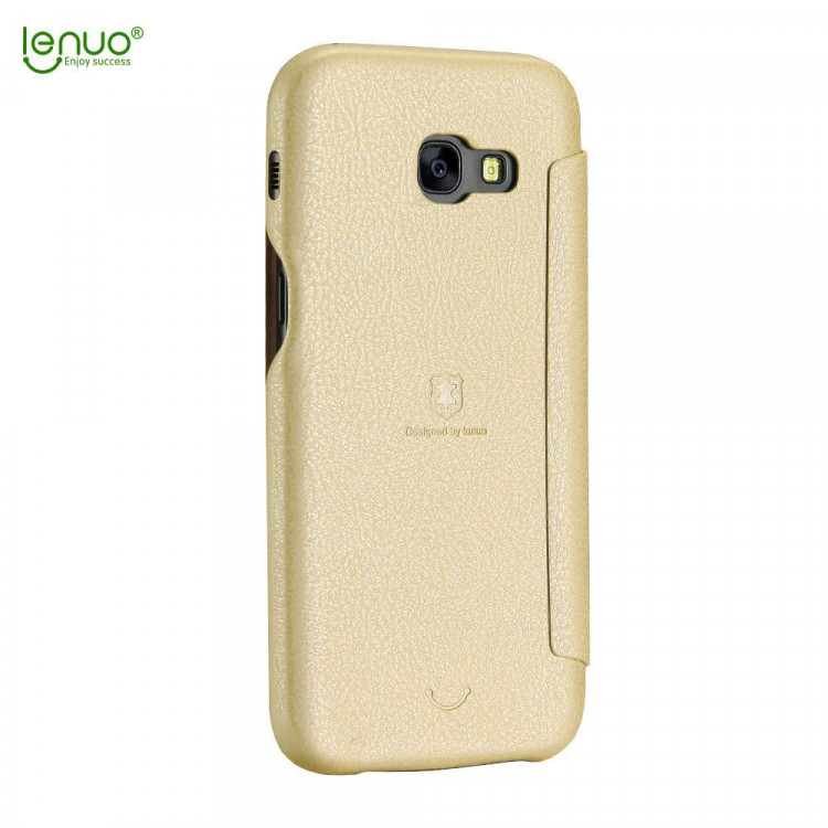 Чехол LENUO для Samsung Galaxy A3 (2017) SM-A320F (золотой)