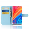 Чехол с визитницей для Xiaomi Mi Mix 2s (голубой)
