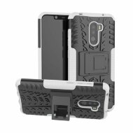 Чехол Hybrid Armor для Xiaomi Pocophone F1 / Poco F1 (черный + белый) Чехол Hybrid Armor для Xiaomi Pocophone F1 / Poco F1 (черный + белый)