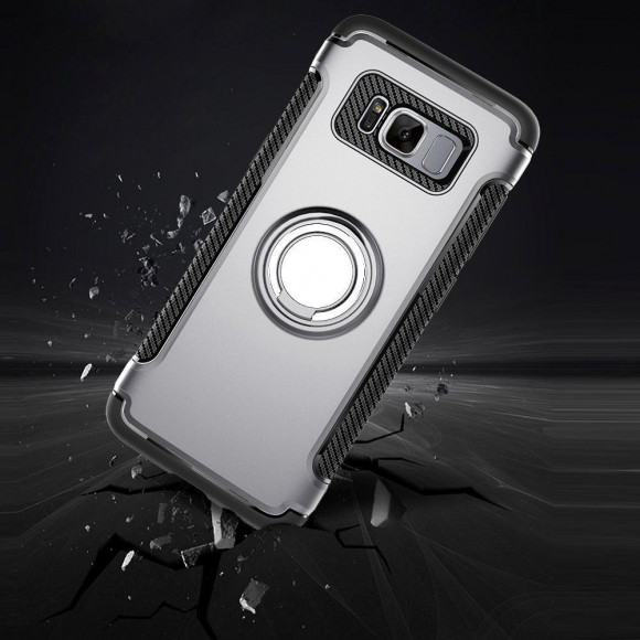 Чехол Hybrid Kickstand для Samsung Galaxy S8+ (серебряный) Чехол Hybrid Kickstand для Samsung Galaxy S8+ (серебряный)