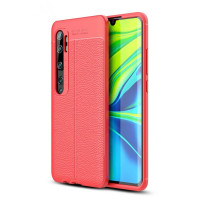 Чехол-накладка Litchi Grain для Xiaomi Mi Note 10 / Mi Note 10 Pro / Mi CC9 Pro (красный)