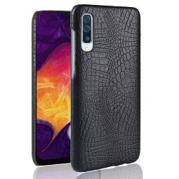 Чехол-накладка Crocodile Texture для Samsung Galaxy A50 / Galaxy A50s / Galaxy A30s (черный)