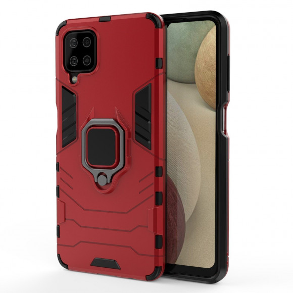 Чехол Armor Ring Holder для Samsung Galaxy A12 (красный) Чехол Armor Ring Holder для Samsung Galaxy A12 (красный)