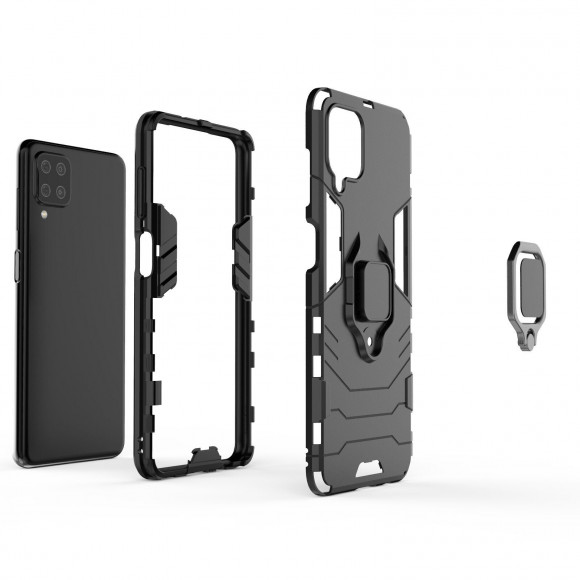 Чехол Armor Ring Holder для Samsung Galaxy A12 (красный) Чехол Armor Ring Holder для Samsung Galaxy A12 (красный)