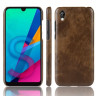 Кожаная накладка-чехол для Huawei Y5 (2019) / Honor 8S (коричневый)
