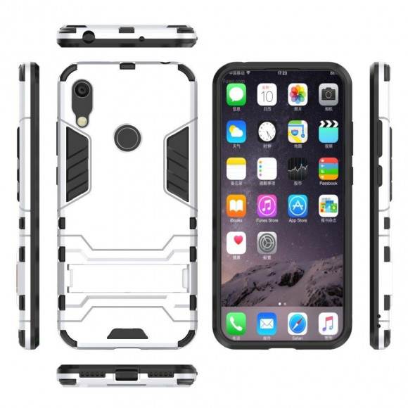Чехол Duty Armor для Huawei Y6 (2019) / Honor 8A / Honor 8A Pro / Honor 8A Prime (серебряный) Чехол Duty Armor для Huawei Y6 (2019) / Honor 8A / Honor 8A Pro / Honor 8A Prime (серебряный)