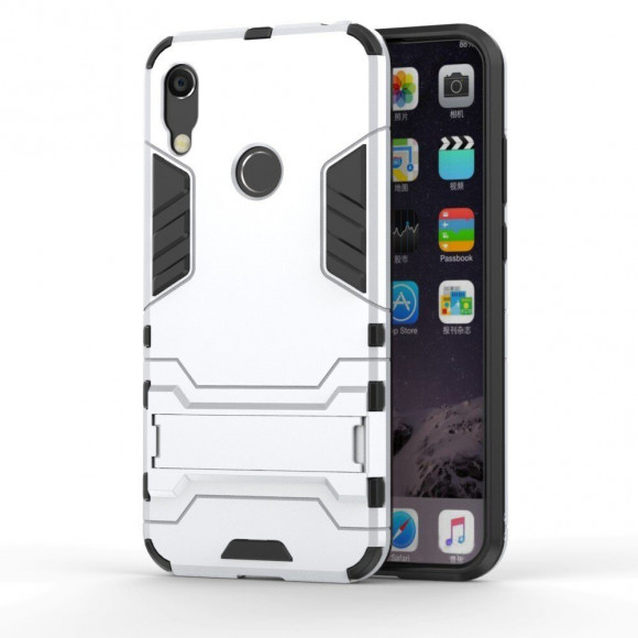 Чехол Duty Armor для Huawei Y6 (2019) / Honor 8A / Honor 8A Pro / Honor 8A Prime (серебряный) Чехол Duty Armor для Huawei Y6 (2019) / Honor 8A / Honor 8A Pro / Honor 8A Prime (серебряный)