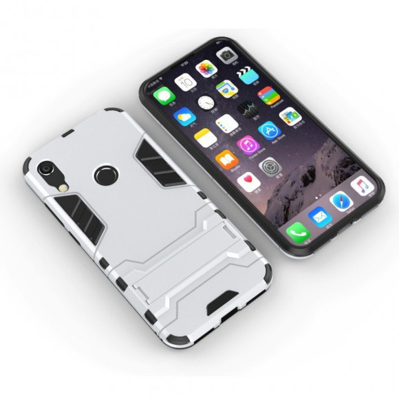 Чехол Duty Armor для Huawei Y6 (2019) / Honor 8A / Honor 8A Pro / Honor 8A Prime (серебряный) Чехол Duty Armor для Huawei Y6 (2019) / Honor 8A / Honor 8A Pro / Honor 8A Prime (серебряный)