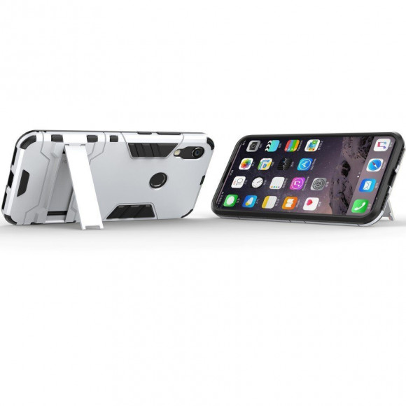 Чехол Duty Armor для Huawei Y6 (2019) / Honor 8A / Honor 8A Pro / Honor 8A Prime (серебряный) Чехол Duty Armor для Huawei Y6 (2019) / Honor 8A / Honor 8A Pro / Honor 8A Prime (серебряный)
