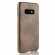 Кожаная накладка-чехол Litchi Texture для Samsung Galaxy S10e (коричневый)