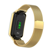 Миланский сетчатый браслет для Xiaomi Smart Band 7 Pro (золотистый)