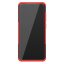 Чехол Hybrid Armor для Samsung Galaxy S20 Ultra (черный + красный)