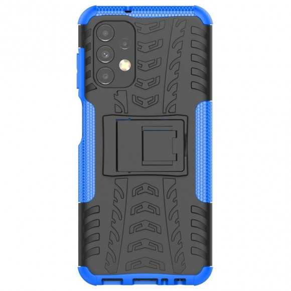 Чехол Hybrid Armor для Samsung Galaxy A13 4G (черный + голубой) Чехол Hybrid Armor для Samsung Galaxy A13 4G (черный + голубой)
