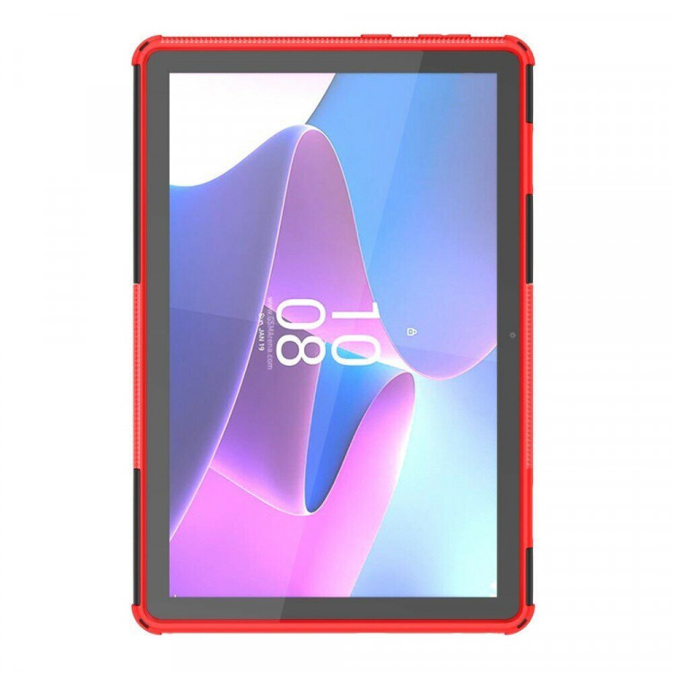 Чехол Hybrid Armor для Lenovo Tab M10 Gen 3 TB328FU - 10,1 дюйм (черный + красный)