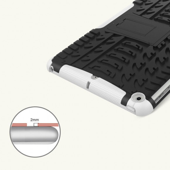 Чехол Hybrid Armor для Apple iPad 2017 / 2018 (черный + белый)
