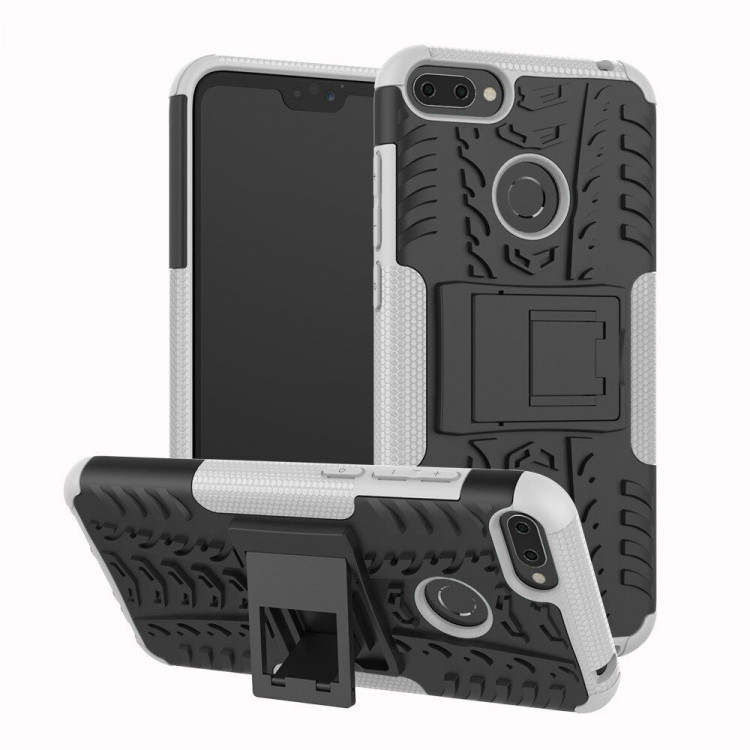 Чехол Hybrid Armor для Huawei Honor 9i / Honor 9N (черный + белый)
