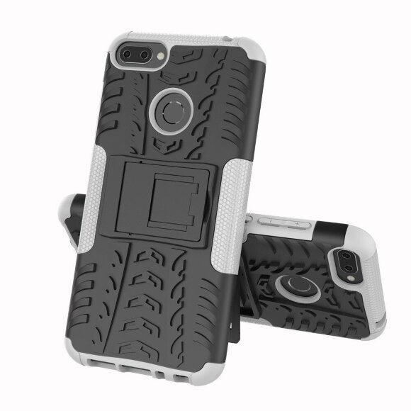 Чехол Hybrid Armor для Huawei Honor 9i / Honor 9N (черный + белый) Чехол Hybrid Armor для Huawei Honor 9i / Honor 9N (черный + белый)