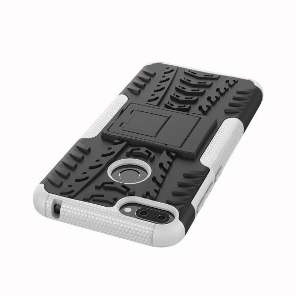 Чехол Hybrid Armor для Huawei Honor 9i / Honor 9N (черный + белый) Чехол Hybrid Armor для Huawei Honor 9i / Honor 9N (черный + белый)