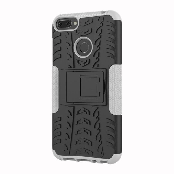 Чехол Hybrid Armor для Huawei Honor 9i / Honor 9N (черный + белый) Чехол Hybrid Armor для Huawei Honor 9i / Honor 9N (черный + белый)