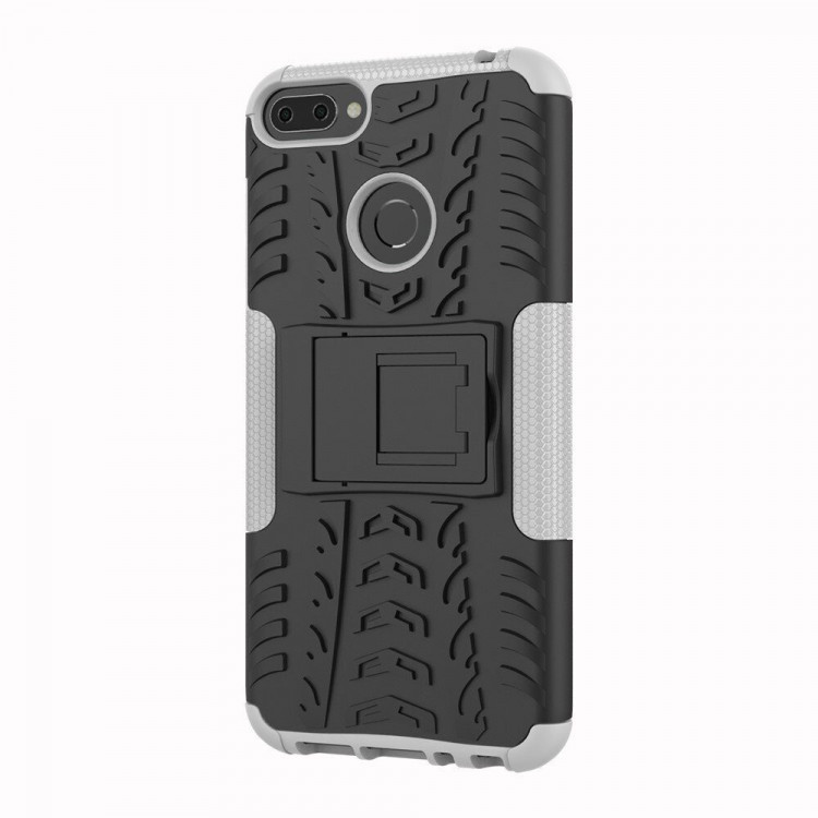 Чехол Hybrid Armor для Huawei Honor 9i / Honor 9N (черный + белый)